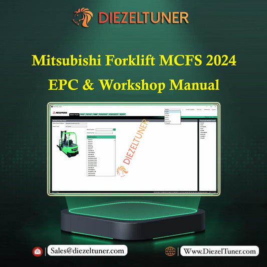 Mitsubishi Forklift MCFS 2024 EPC & Workshop Manual 