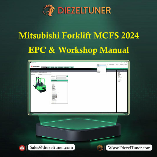 Mitsubishi Forklift MCFS 2024 EPC & Workshop Manual - Diezeltuner Shop  #