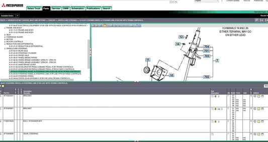 Mitsubishi Forklift MCFS 2024 EPC & Workshop Manual - Diezeltuner Shop  #