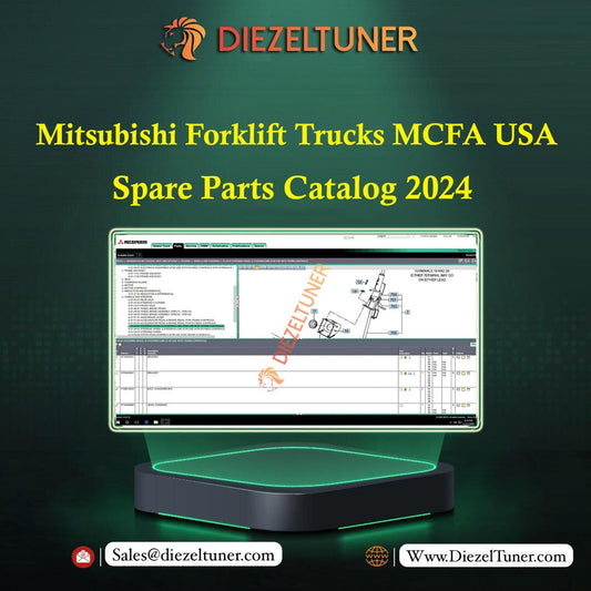Mitsubishi Forklift Trucks MCFA USA 2024 Spare Parts Catalogue 