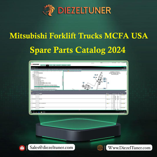 Mitsubishi Forklift Trucks MCFA USA 2024 Spare Parts Catalogue - Diezeltuner Shop  #