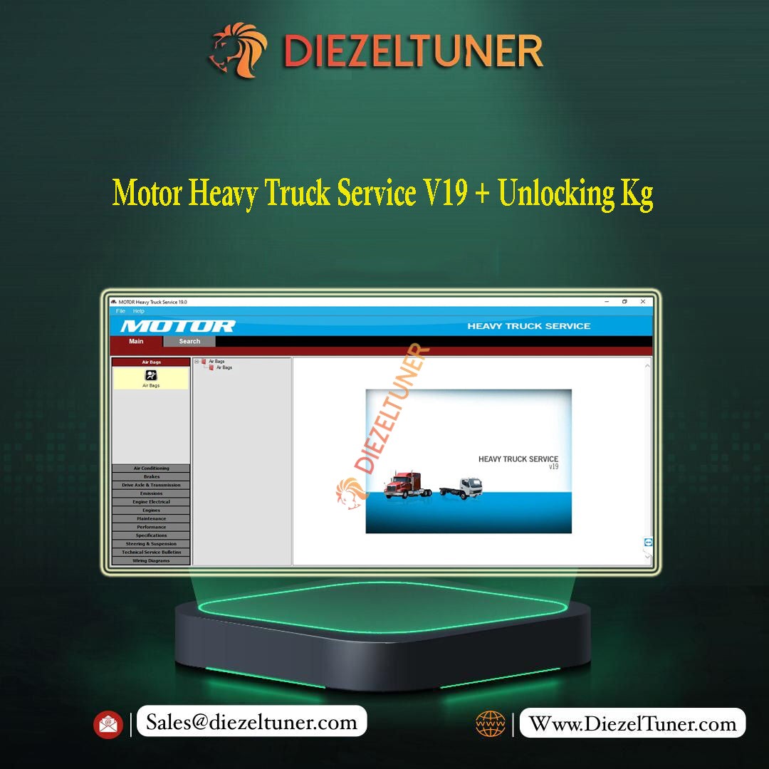 Motor Heavy Truck Service V19 2020 Technical Information System + Unlocking Kg - Diezeltuner Shop 