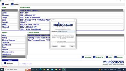 MultiEcuScan V4.8 For Fiat/Chrysler/Dodge/Jeep/Suzuki + Activation + Install Video - Diezeltuner Shop 