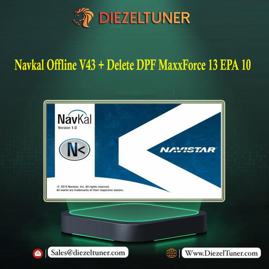 Navkal Offline V43 + Delete DPF MaxxForce 13 EPA 10 + Flash Video Guide