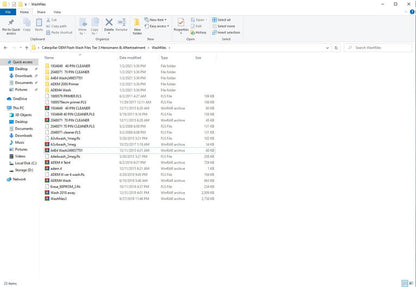 New CAT wash and oem flash files 