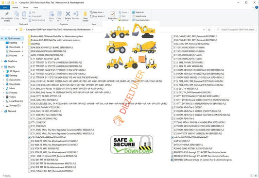 New CAT wash and oem flash files 