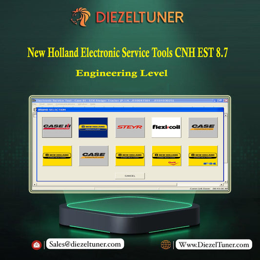 New Holland Electronic Service Tools CNH EST 8.7 Engineering Level + Unlock Keygen - Diezeltuner Shop 