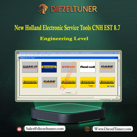 New Holland Electronic Service Tools CNH EST 8.7 Engineering Level + Unlock Keygen
