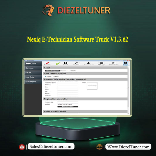 Nexiq E-Technician Software Truck V1.3.62 + Unlock Patch - Diezeltuner Shop 