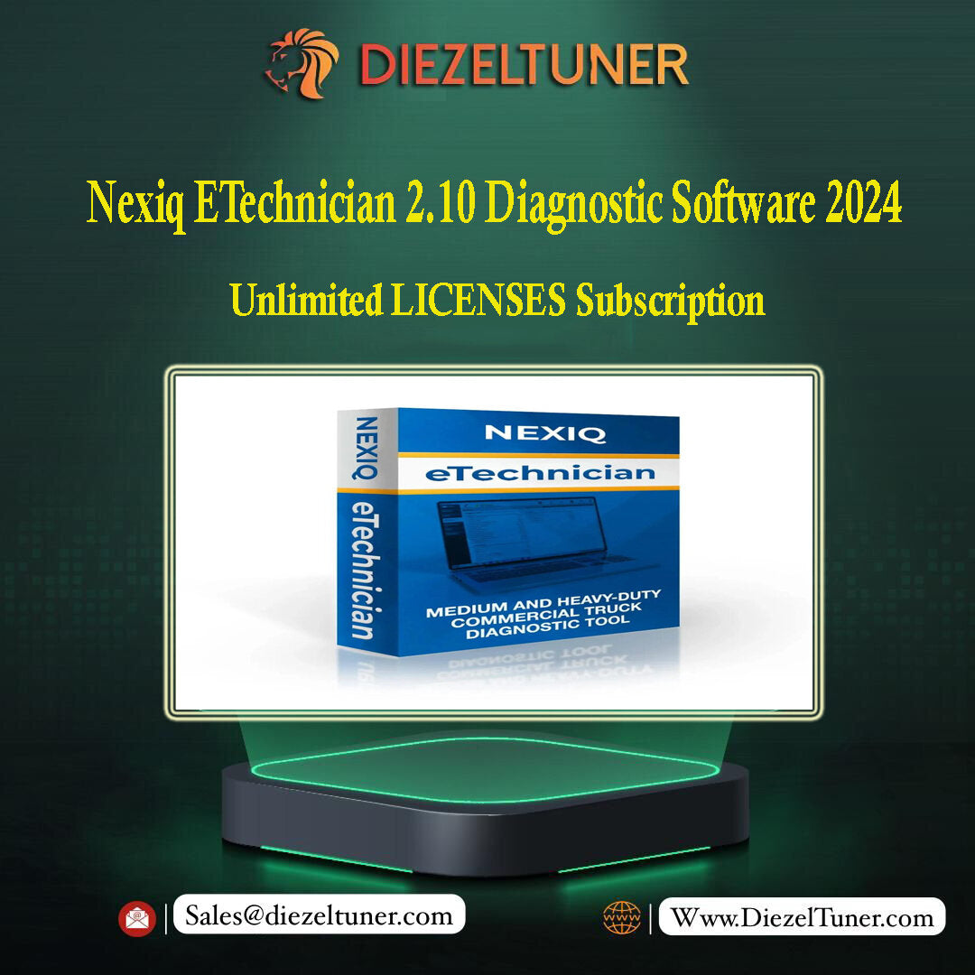 Nexiq ETechnician 2.10 Diagnostic Software 2024 + Unlimited LICENSES Subscription
