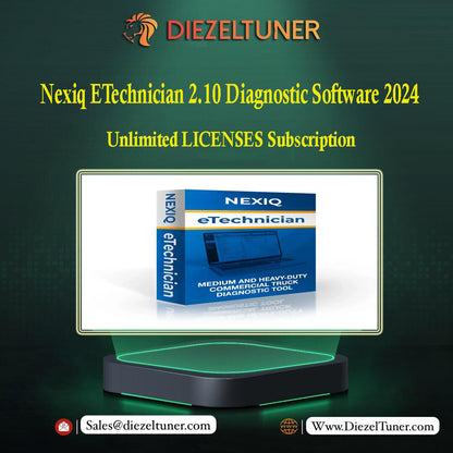 Nexiq ETechnician 2.10 Diagnostic Software 2024 + Unlimited LICENSES Subscription
