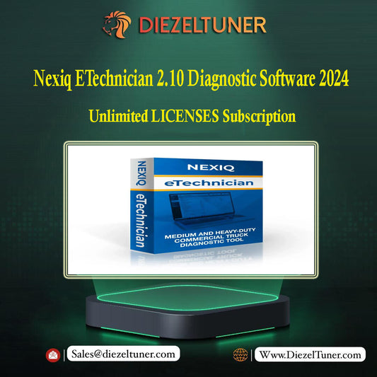 Nexiq ETechnician 2.10 Diagnostic Software 2024 + Unlimited LICENSES Subscription