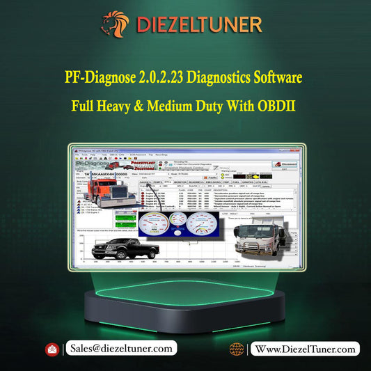 PF-Diagnose 2.0.2.23 Diagnostics Software 2013 – Full Heavy & Medium Duty With OBDII - Diezeltuner Shop 