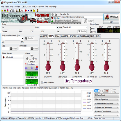 PF-Diagnose 2.0.2.23 Diagnostics Software 2013 – Full Heavy & Medium Duty With OBDII 