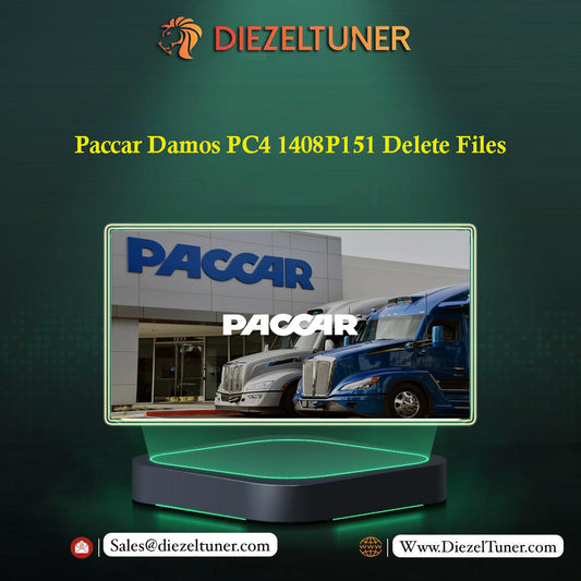 Paccar Damos PC4 1408P151 Delete Files