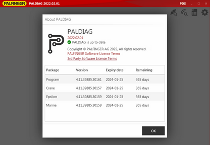 Palfinger PALDIAG v2025.00.01 Diagnostic Tool 