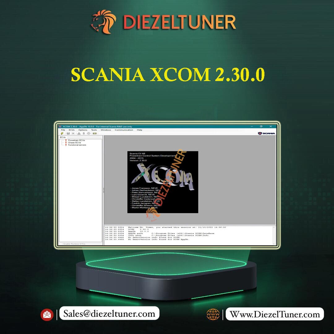 Scania XCOM 2.30.0 – Professional ECU Diagnostic Software