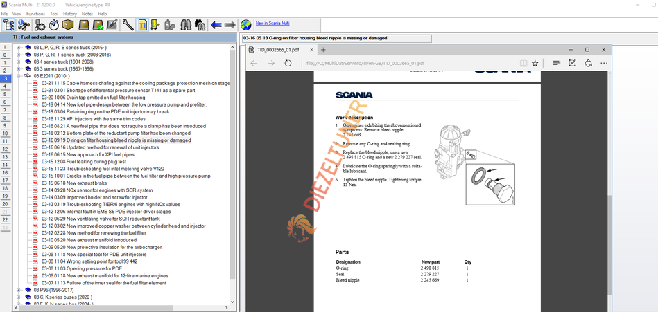 Scania Multi 05.2023 – Workshop Information & Spare Parts Catalog
