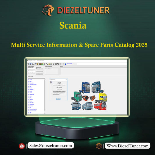 Scania Multi Service Information & Spare Parts Catalog 2025 - Diezeltuner Shop 
