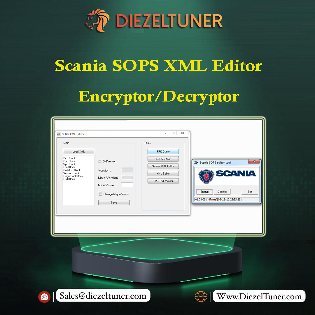 Scania SOPS XML Editor – Encryptor/Decryptor