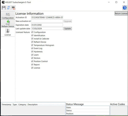 Commins Holset Turbo E-Tool 2.0 – VGT Calibration & Turbocharger Diagnostics Software