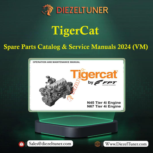 TigerCat Spare Parts Catalog & Service Manuals 2024 (VM) 
