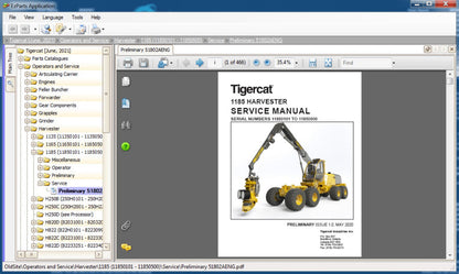 TigerCat Spare Parts Catalog & Service Manuals 2024 (VM) 
