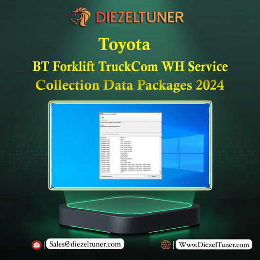 Toyota BT Forklift TruckCom WH Service 2024 Collection Data Packages - Diezeltuner Shop  #