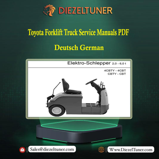 Toyota Forklift Truck Service Manuals PDF – Deutsch German - Diezeltuner Shop 