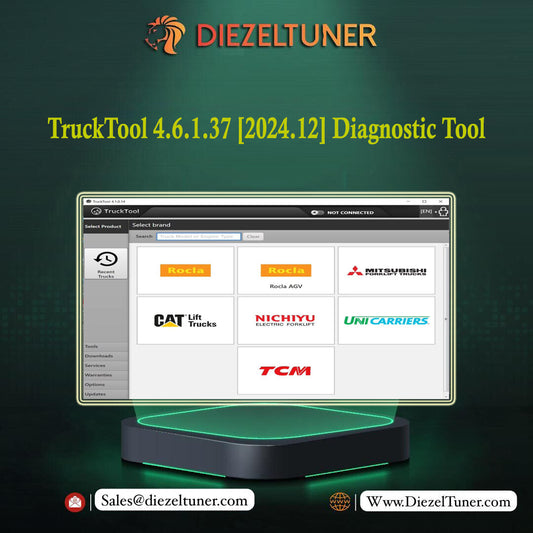 TruckTool 4.6.1.37 [2024.12] Diagnostic Tool for Rocla, Mitsubishi, CAT, Unicarriers, TCM - Diezeltuner Shop  #