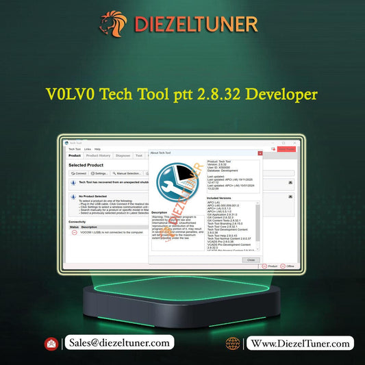 V0LV0 Tech Tool last version ptt 2.8.32 Developer + DevTool + APCI 