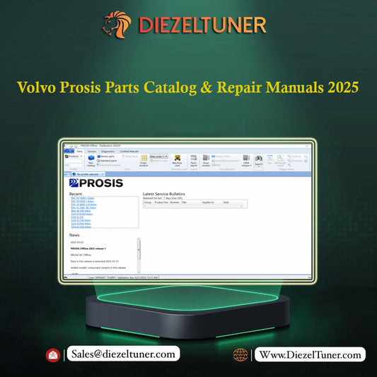 Volvo Prosis Parts Catalog & Repair Manuals 2025 - Diezeltuner Shop 