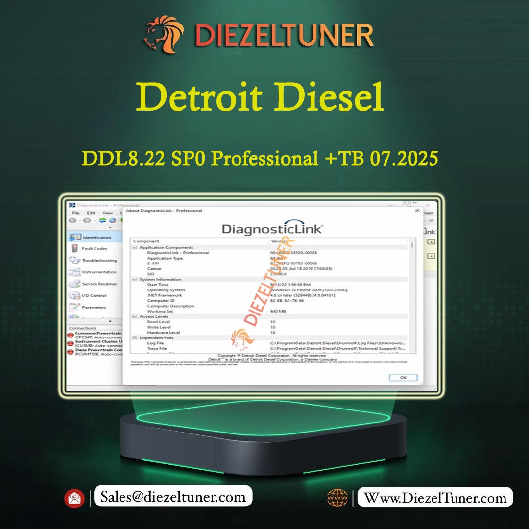 Detroit Diesel Diagnostic Link DDDL 8.22 SP3 Pro