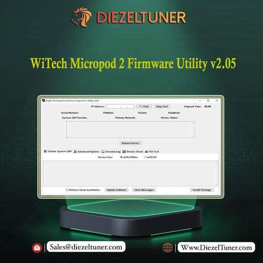 WiTech Micropod 2 Firmware Utility v2.05 - Diezeltuner Shop  #