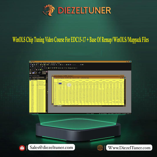 WinOLS Chip Tuning Video Course For EDC15-17 + Base Of Remap/WinOLS/Mappack Files - Diezeltuner Shop 