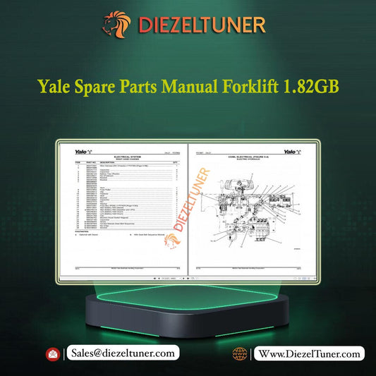 Yale Spare Parts Manual Forklift 1.82GB Collection PDF 