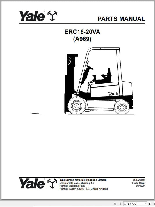 Yale Spare Parts Manual Forklift 1.82GB Collection PDF - Diezeltuner Shop  #