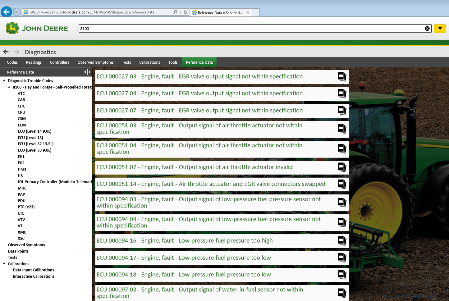 John Deere Service Advisor 5.4.84 Agriculture & Turf Equipment 03.2026