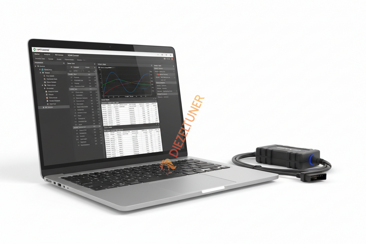 HP Tuners VCMSuite ECU tuning software interface