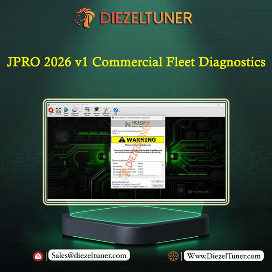 JPR0 2026 v1 – Commercial Fleet Diagnostic Software